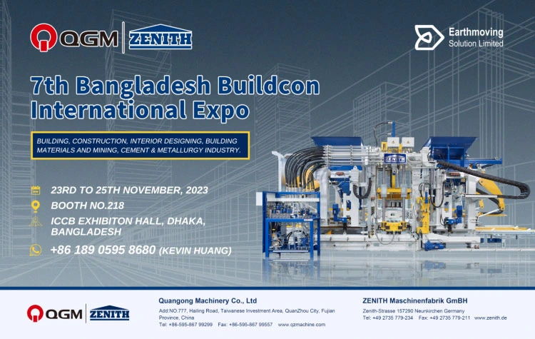 Seznamte se s QGM-ZENITH na Bangladesh 2023 Buildcon