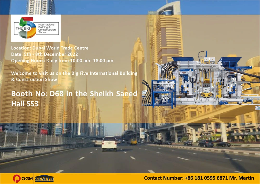 QGM Group se zúčastní BIG 5 Show UAE 2022