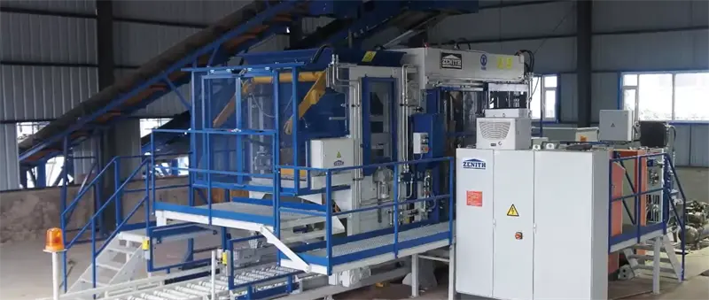 V Africe byl zahájen plně automatizovaný projekt výroby vícevrstvých betonových zámkových cihel.